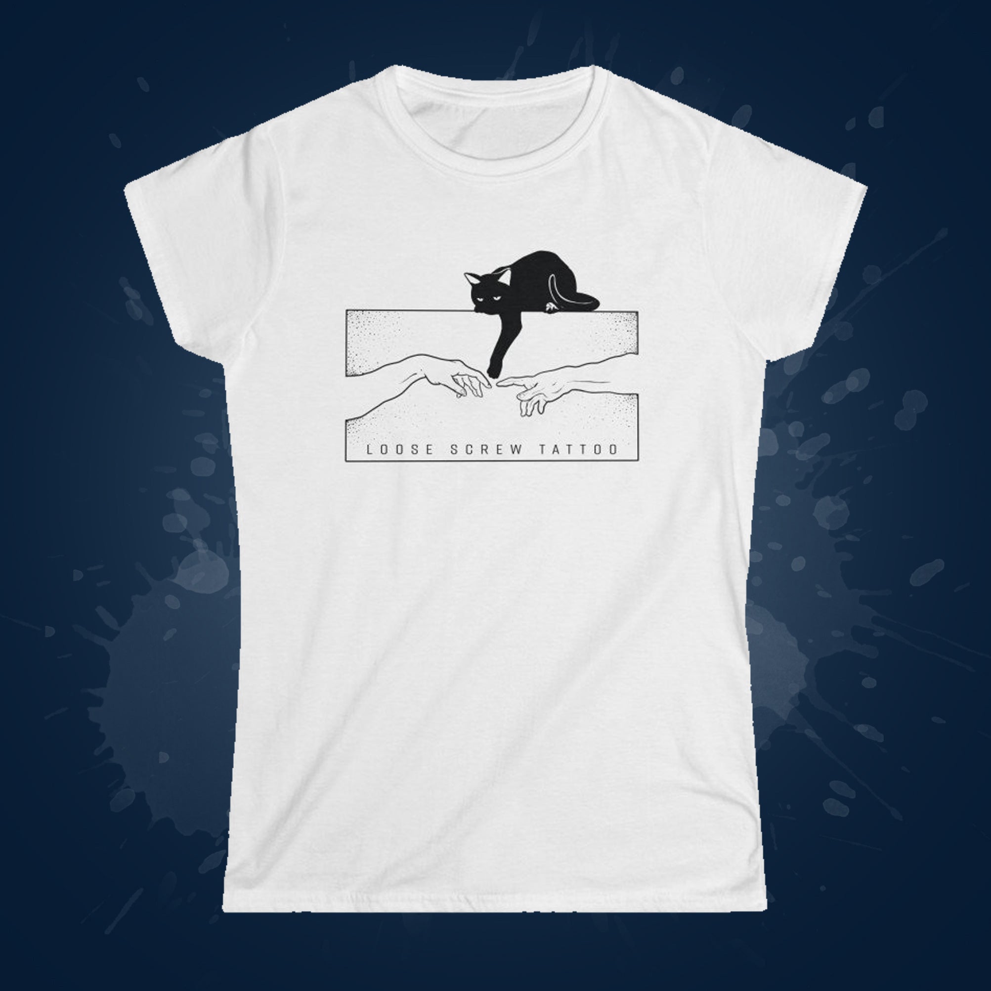 "In The Beginning...There Was a Cat" by Anna Wolff - Womens